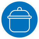 Cooking pot icon