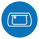Cosmetic bag icon
