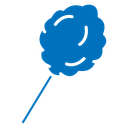 Cotton candy icon