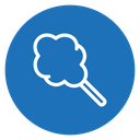 Cotton candy icon