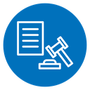 Court decision icon