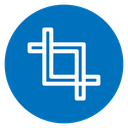 Crop tool icon