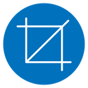 Crop tool icon