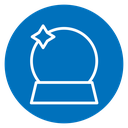 Crystal ball icon