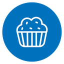 Cupcake Color Filled icon