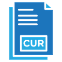 CUR File Document Color Filled icon