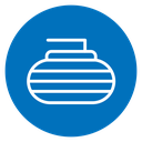 Curling stone icon