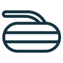 Curling stone icon