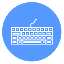 Curly Cable Keyboard icon