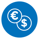 Currency exchange icon