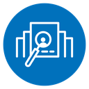 Curriculum vitae sign icon
