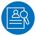 Curriculum vitae sign icon