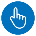 Cursor finger 2 icon