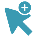 Cursor plus 3 icon