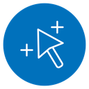 Cursor plus icon