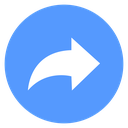 Curved Share Arrow icon