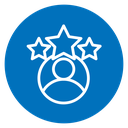 Customer loyalty icon