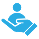 Customer Retention Helping Hand icon