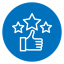 Customer satisfaction icon
