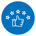 Customer satisfaction icon