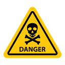 Danger sign icon