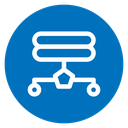 Data architecture icon