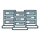 Data center icon
