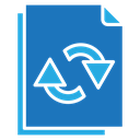 Data synchronization Color Filled icon