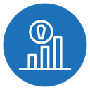 Death rate growth icon