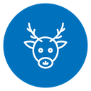 Deer rudolph 2 icon