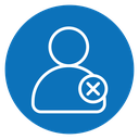 Delete user icon