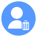 Delete User Trash Can icon
