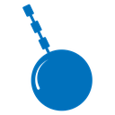 Demolition ball icon