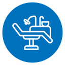 Dentist chair icon