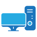 Desktop computer icon