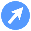 Diagonal Cursor Pointer icon