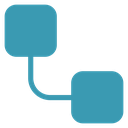 Diagram nested 2 icon