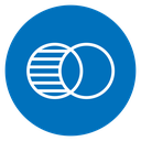Diagram venn icon