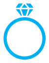 Diamond ring icon
