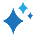 Diamond star Color Filled icon