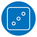Dice three icon