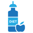Diet drink icon
