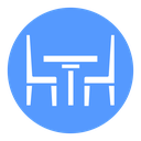 Dinner table icon