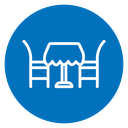 Dinner table icon