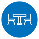 Dinner table icon