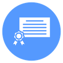 Diploma Ribbon Seal icon