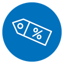 Discount tag icon