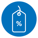 Discount tag icon