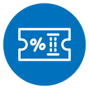 Discount voucher icon