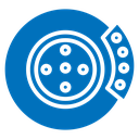 Disk brake icon